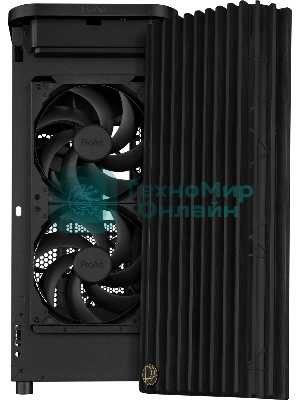 Компьютерный корпус ASUS PROART PA401 WOOD TG PWM черный