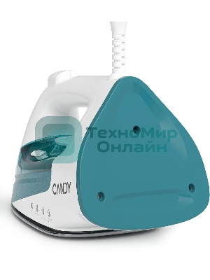 Утюг Candy CI-106 белый/бирюзовый, 3200 Вт, 180 г/мин, 400 мл