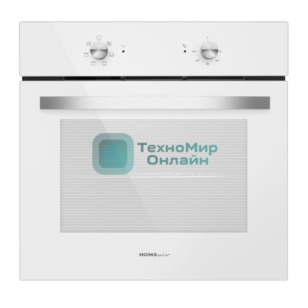 Духовой шкаф электрический встраиваемый HOMSair OES660WH01 белый