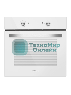 Духовой шкаф электрический встраиваемый HOMSair OES660WH01 белый