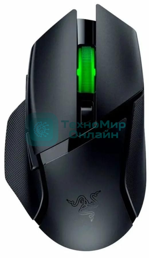 Мышь беспроводная Razer Basilisk V3 Hyperspeed черный, 18000 dpi, радиоканал, Bluetooth, USB, кнопки - 7