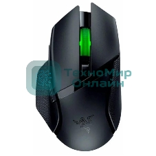 Мышь беспроводная Razer Basilisk V3 Hyperspeed черный, 18000 dpi, радиоканал, Bluetooth, USB, кнопки - 7