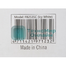 Комплект клавиатура+мышь A4Tech FStyler FB2535C беспроводной, USB + Bluetooth, 2000 DPI, белый