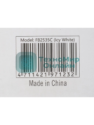 Комплект клавиатура+мышь A4Tech FStyler FB2535C беспроводной, USB + Bluetooth, 2000 DPI, белый