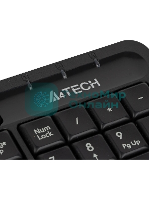 Комплект клавиатура+мышь A4Tech FStyler FG1010 беспроводной, USB, 2000 DPI, чёрный/синий