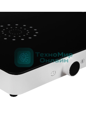 Плита настольная электрическая Hyundai HYC-0108 белый стеклокерамика (настольная)