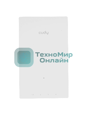 Точка доступа Wi-Fi Cudy AC1200 Gigabit Wall-Plate Access Point AC1200 Dual Band Gigabit Wall Plate Access Point, MT7621DAN+MT7613B+MT7603E, 867Mbps at 5GHz + 300Mbps at 2.4GHz, 1 x Gigabit PoE-IN Port, 802.3af/at, 4 x Gigabit RJ45 ports, LAN1 support PoE Out, Cudy Mesh Support