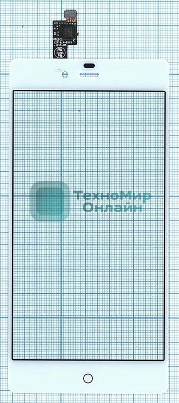 Сенсорное стекло (тачскрин) для ZTE Nubia Z9 Mini, белое