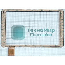 Сенсорное стекло (тачскрин) ZYD101-57V01, черное