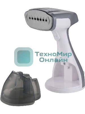 Отпариватель Hyundai H-HS03100 белый/серый, 1500 Вт, 28 г/мин, 300 мл