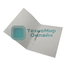 Скоросшиватель Silwerhof СК260M картон мелованный 0.4мм 260г/м2 белый