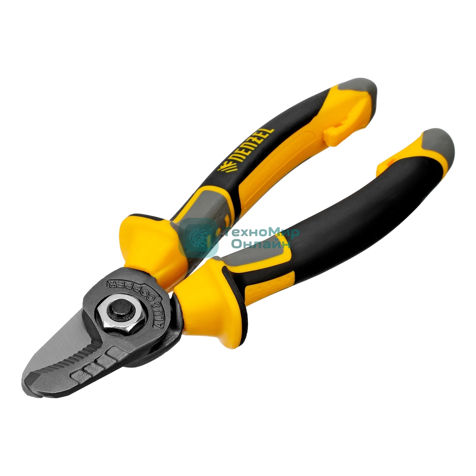 Кабелерез Denzel 160 мм, трехкомпонентные рукоятки