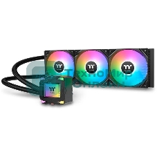 Система жидкостного охлаждения Thermaltake LA360 ARGB Soc-AM5/AM4/1200/1700/1851 черный 4-pin 38.35dB Al+Cu Ret (CL-W459-PL12SW-A)