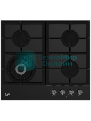 Газовая варочная панель Beko HILW 64225 S, черный