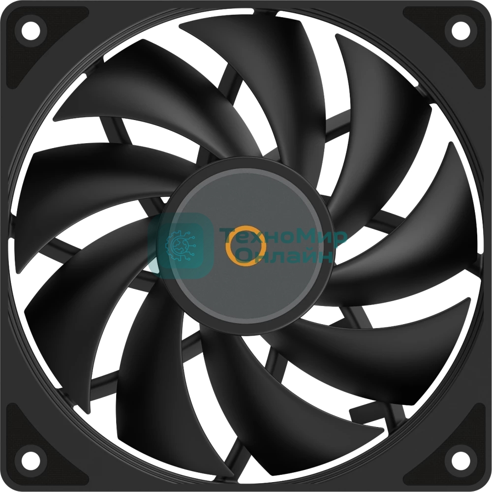 Вентилятор для корпуса Ocypus Gamma F12 BK черный 120мм 1300rpm 24.5db 3-pin