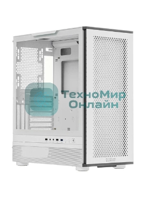 Компьютерный корпус PCCooler ME200 MESH WH, Mesh Full Tower, белый, TG, SPCC, 3x120мм ARGb E-ATX, ATX, mATX, mITX 180/380/220мм 4x2.5