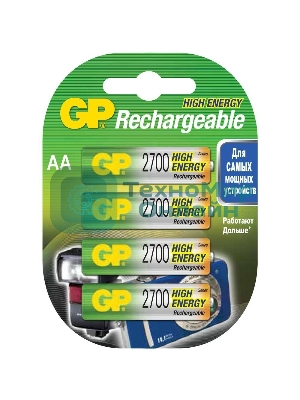 Аккумулятор GP 270AAHC-2DECRC4 (4 шт. в уп-ке)