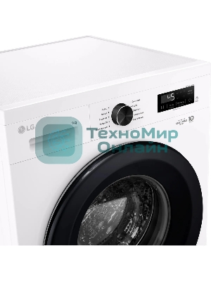 Стиральная машина LG F2Y1VS6W белый, загрузка фронтальная 9 кг, 1200 об/мин., класс: А