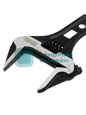 Ключ разводной Denzel 155 мм, CrV, кованый, укороченная рукоятка