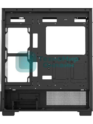 Компьютерный корпус AeroCool/Formula Crystal E1 Floe черный без БП ATX 5x120мм 3x140мм 2xUSB 3.0 1xUSB3.1 audio bott PSU