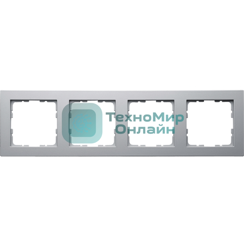 Рамка Jasmart 4-м G-Classic алюм.