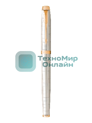 Ручка роллер Parker IM Premium T318 (CW2143646) Pearl GT, F, черные чернила, подарочная коробка