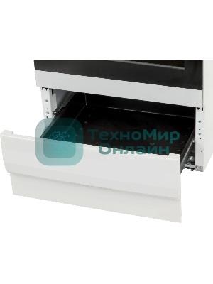 Плита электрическая Hansa FCEW54120 белый, конфорок 4 шт, духовка 62 л, 50 см x 85 см x 60 см