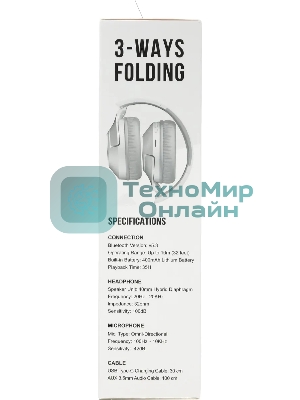 Гарнитура A4Tech 2Drumtek BH300 серебристый, беспроводная + проводная, Bluetooth, до 35 ч