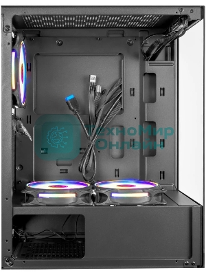 Компьютерный корпус Ginzzu CL305 FAN 3*12LC4 FRGb