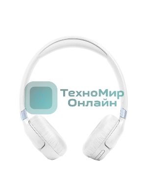 Беспроводные/проводные наушники JBL Tune 680NC белый, накладные, Bluetooth + проводной, адаптивное шумоподавление