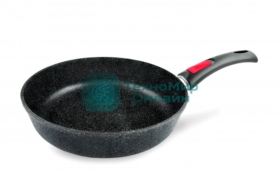 Сковорода НМП Литая L18028i, 28 см, серый