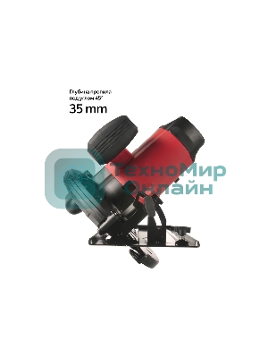 Дисковая пила Boxbot CCS-1500A, 1500 Вт, черный/красный