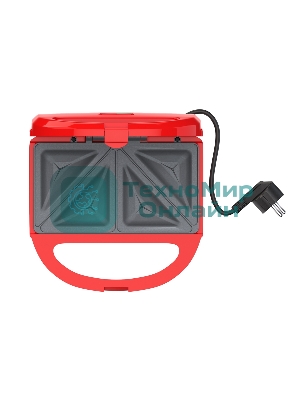 Вафельница Maxvi SM752P красный