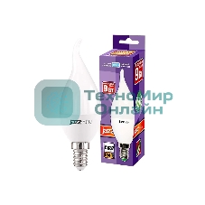 Лампа светодиодная JazzWay PLED-SP CA37 9Вт свеча 5000К холодный белый E14 820лм 230В