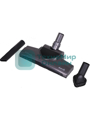 Пылесос вертикальный DEERMA Combo DX700S серый/черный, питание от сети, 210 Вт, уборка сухая, пылесборник 0.8 л