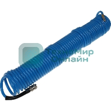 Шланг FUBAG 170302 спиральный с фитингами рапид полиуретан 15 бар 6x10мм 15м