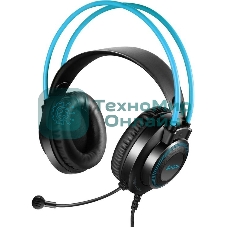 Гарнитура A4Tech Fstyler FH200U серый/синий, проводная