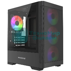 Корпус PowerCase Mistral Micro A13B, Micro-Tower, чёрный