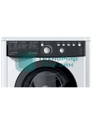 Стиральная машина Indesit EWSB 5085 BK CIS белый, загрузка фронтальная 5 кг, 800 об/мин., класс: А