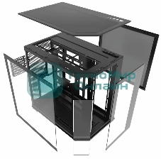 Компьютерный корпус Bloody BD-CC109 черный без БП ATX 10x120мм 2xUSB3.0 audio