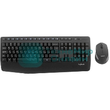 Комплект клавиатура+мышь Logitech MK345 беспроводной, USB, 1000 DPI, чёрный/серый