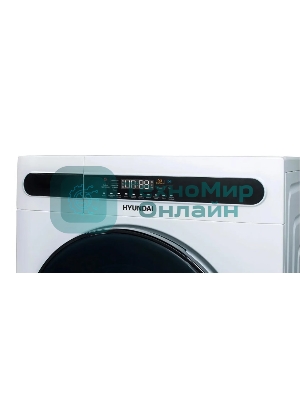 Стирально-сушильная машина Hyundai WMD8413 белый, загр. фронтальная макс.: 8 кг 1400 об/мин класс: А++