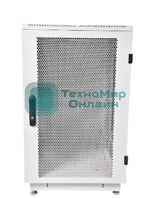 Шкаф телеком. напольный 18U (600x600) дверь перфорированная (ШТК-М-18.6.6-4ААА) (2 коробки)
