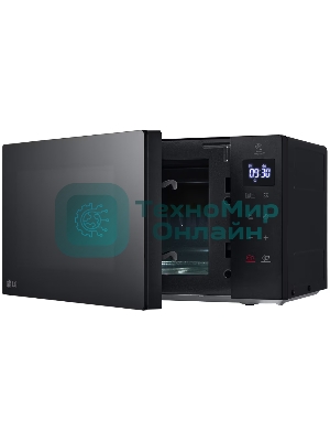 Микроволновая печь LG MH6032GAS черный, 20 л, 700 Вт, переключатели - сенсор
