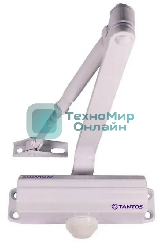 Доводчик дверной Tantos усилие EN4, вес двери до 100 кг, две регулировки