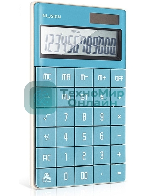 Калькулятор настольный Deli Nusign ENS041blue синий 12-разр.