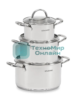 Набор кастрюль Starwind Chef Family 6 предметов (SW-CH1006)