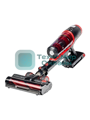 Пылесос вертикальный EVOLUTION Smart Clean VCF2212M черный/красный, питание от аккумулятора, 380 Вт, уборка сухая, пылесборник 0.4 л