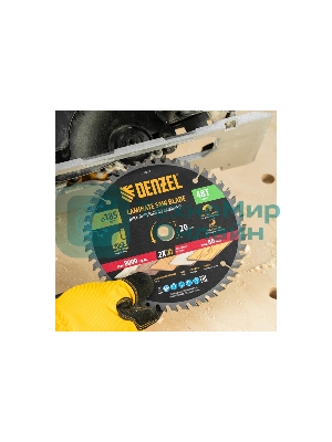 Пильный диск по ламинату Denzel ф185 х 20 мм, 48 зубьев