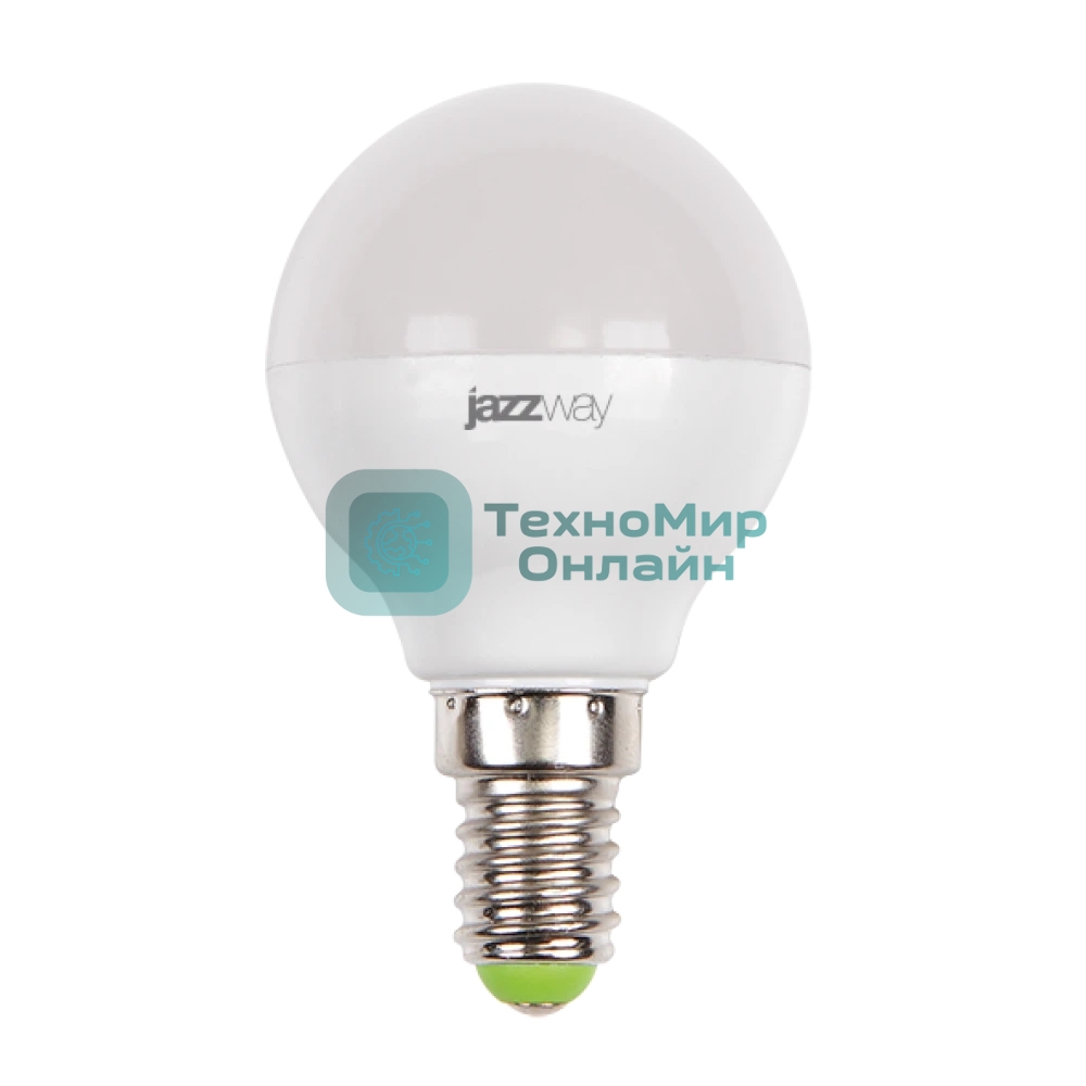 Лампа светодиодная JazzWay PLED-SP G45 9Вт шар 5000К холодный белый E14 820лм 230В